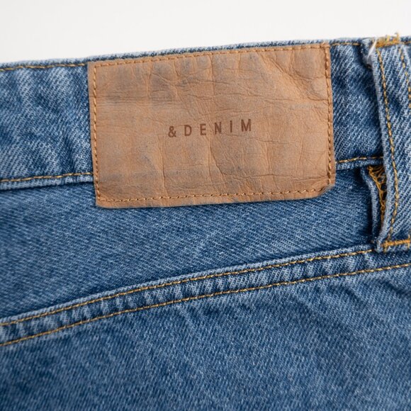 H&M Vintage Shorts High Waist button fly Jean shorts size 12 - Picture 2 of 8